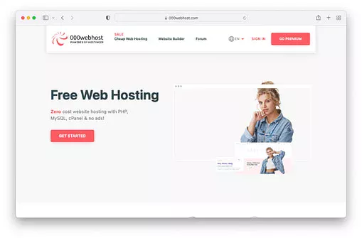 000webhost Free Website Hosting