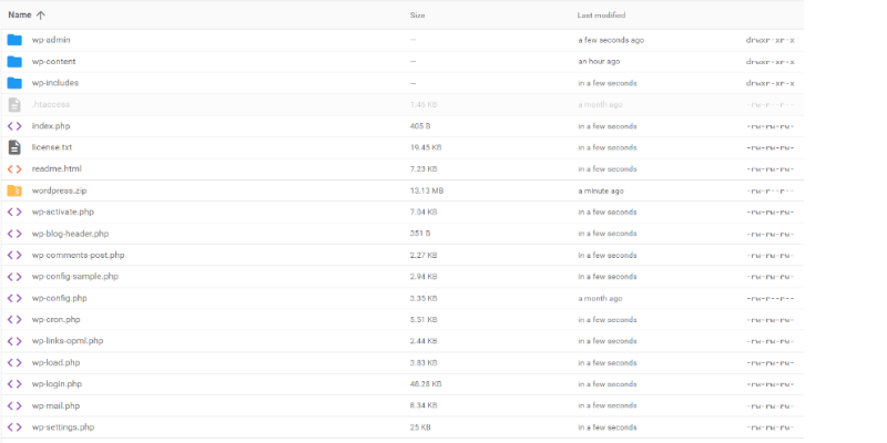 Extract zip on File manager