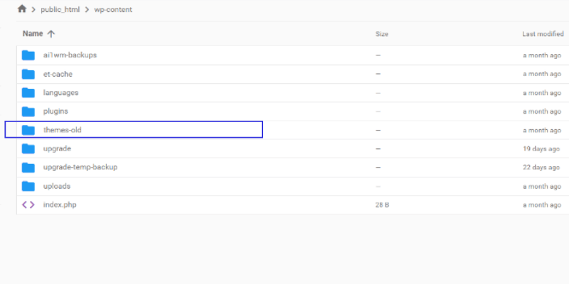 Rename Themes