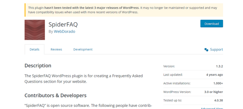 Spider FAQ