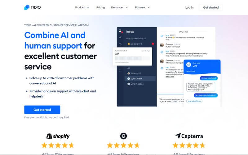 Tidio WordPress Live Chat Plugin