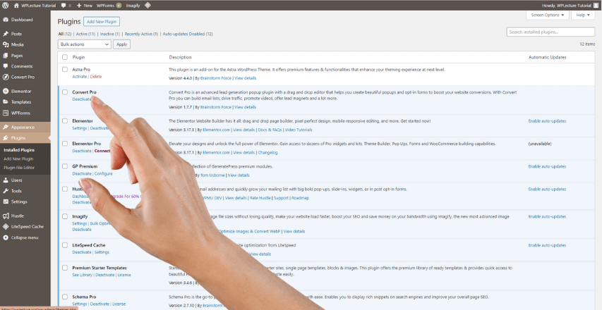 How to Deactivate WordPress Plugin