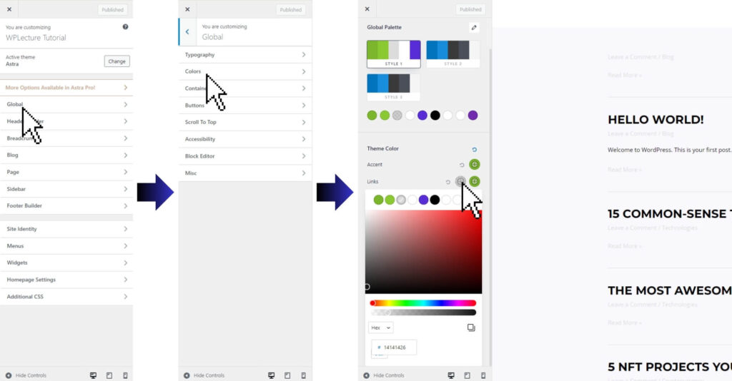 Theme Customization