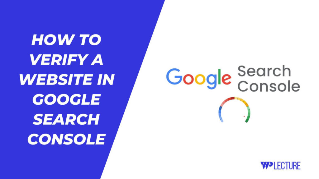 How to Verify a Website in Google Search Console
